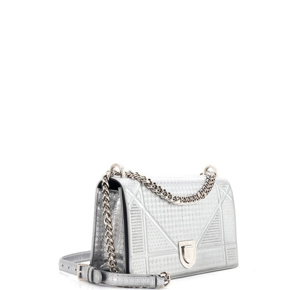 Christian Dior Diorama Flap Bag Cannage Embossed Calfskin Medium