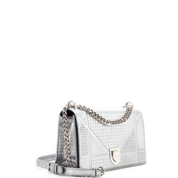 Christian Dior Diorama Flap Bag Cannage Embossed Calfskin Medium