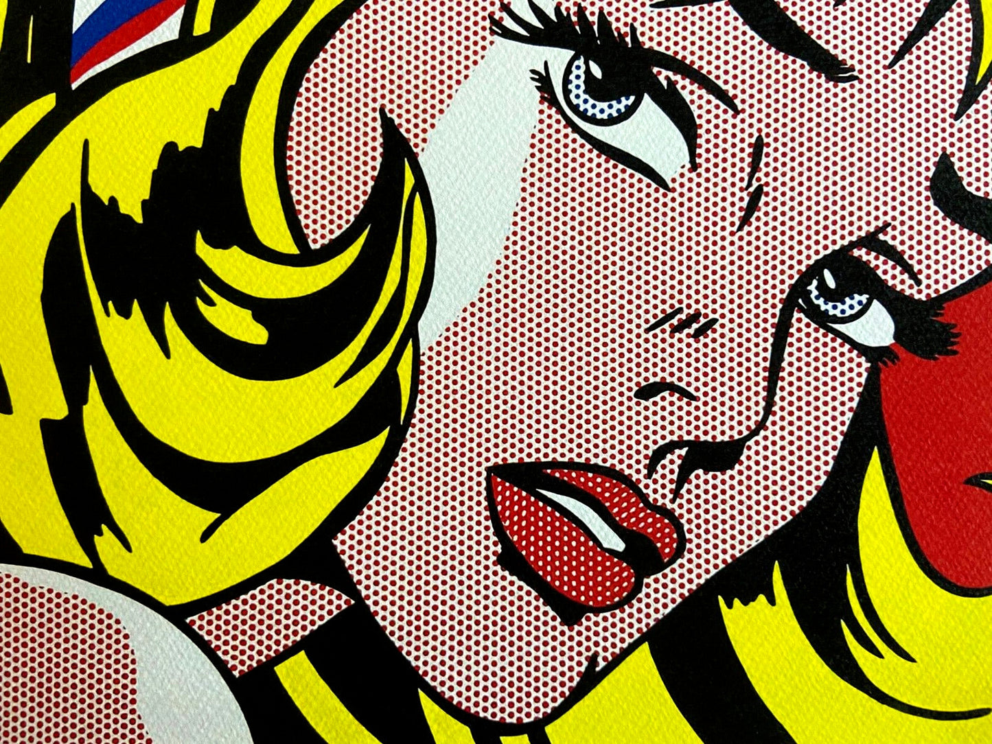 Roy Lichtenstein Lithograph Coa Signed With Pen Stamped Numbered In Pencil Rare