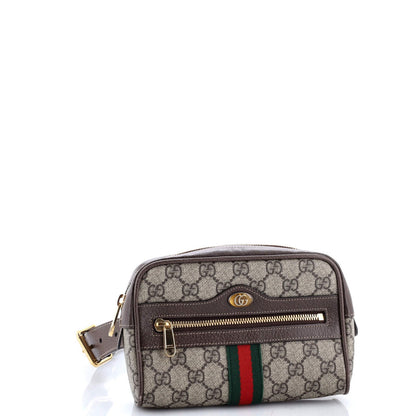 Gucci Ophidia Belt Bag Gg Coated Canvas Small