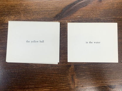 George Brecht Cloud Scissors 7 Cards With Envelope Authentic