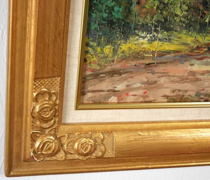 Original Oil Painting Pedro Jose Barcelona Spanish Landscape