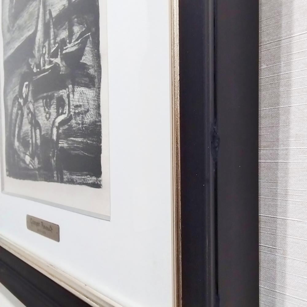 Georges Rouault Original Lithograph 1929 "Le Vent Emplit Les Voiles" Paysages