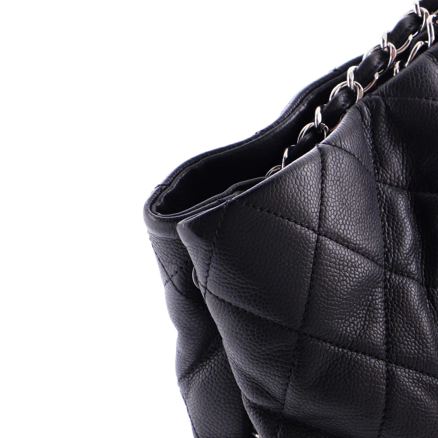 Chanel Timeless Cc Expandable Tote Quilted Caviar Medium