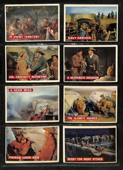 1956 Topps Davy Crockett Card Complete Orange Back Set (1-80) Tv Show 195880