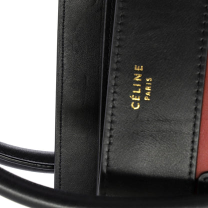 Celine Tricolor Luggage Bag Leather Mini