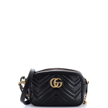 Gucci Gg Marmont Shoulder Bag Matelasse Leather Mini