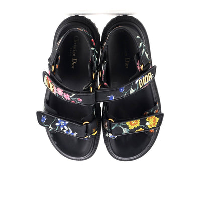 Christian Dior Women'S Dioract Sandals Printed Technical Fabric
