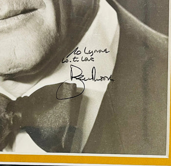Roger Moore Autographed 8X10 Celebrity Photo Framed (Jsa)
