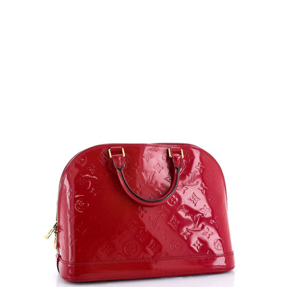 Louis Vuitton Alma Handbag Monogram Vernis Pm