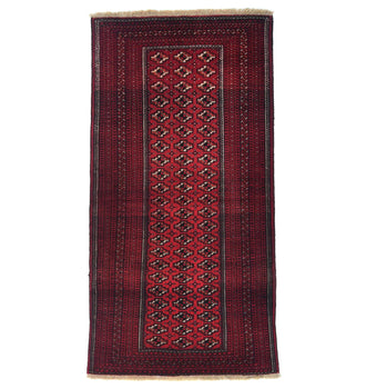 Hand-Knotted Vintage Style Tribal Geometric