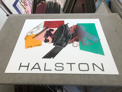 Andy Warhol Halston Advertising Campaign Poster " Serigraph Po