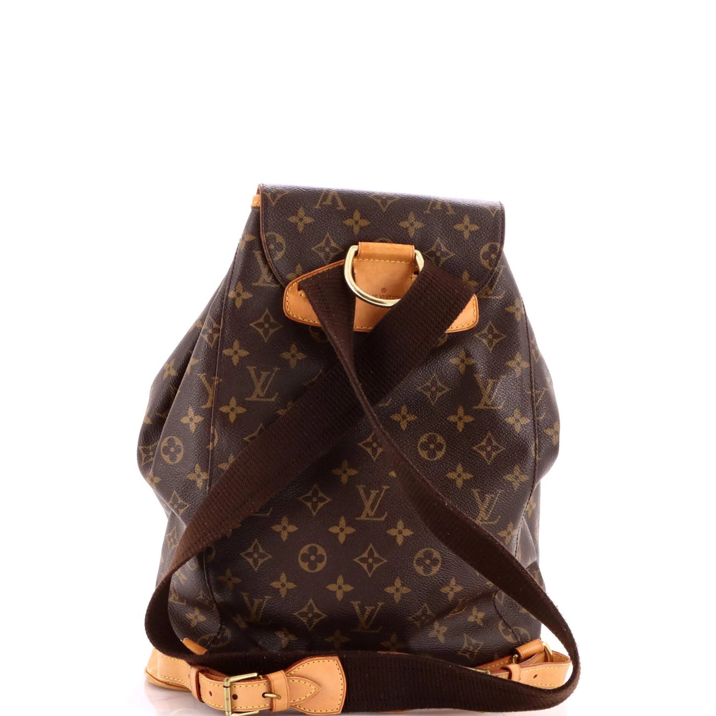 Louis Vuitton Vintage Montsouris Backpack Monogram Canvas Gm