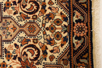 Vintage Handmade Floral Oriental Rug Carpet