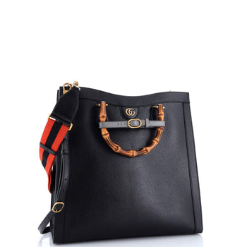 Gucci Diana Nm Bamboo Handle Tote Leather Large
