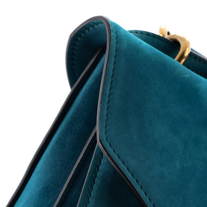 Salvatore Ferragamo Margot Satchel Suede Large