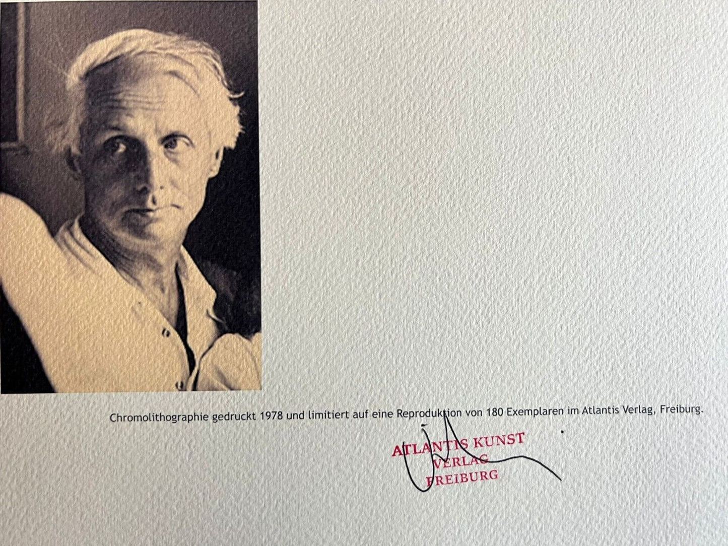 Max Ernst Lithograph Coa Signed Op Numbered By Hand (Dal)