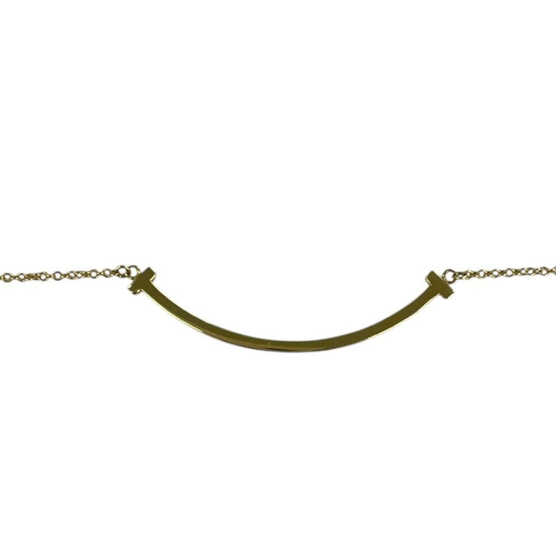 Tiffany & Co. T Smile Small Necklace Gold 750