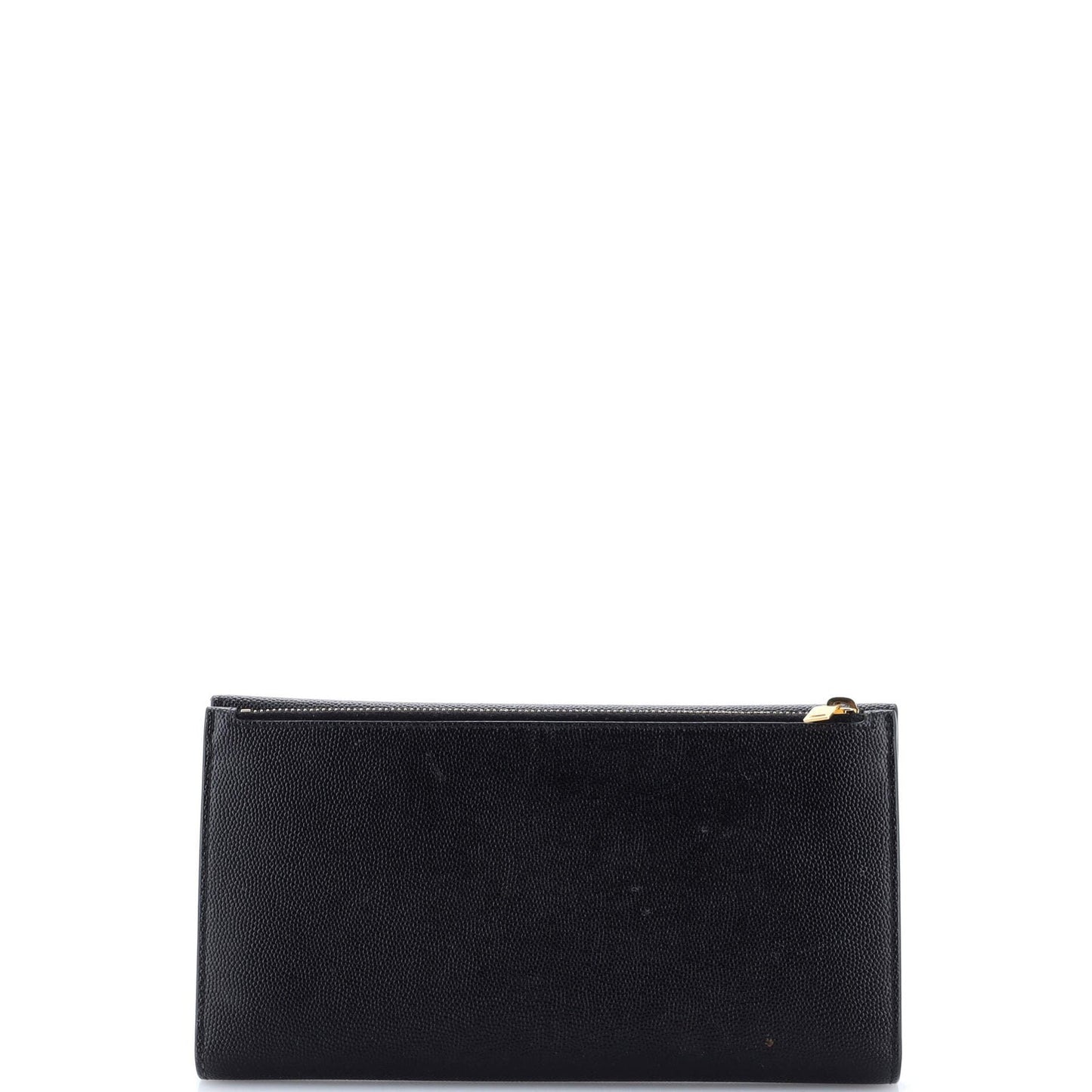 Saint Laurent Uptown Flap Wallet Leather Long