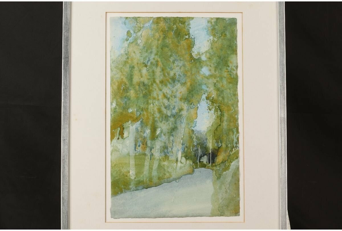 Gottfried Salzmann Original Painting Watercolor