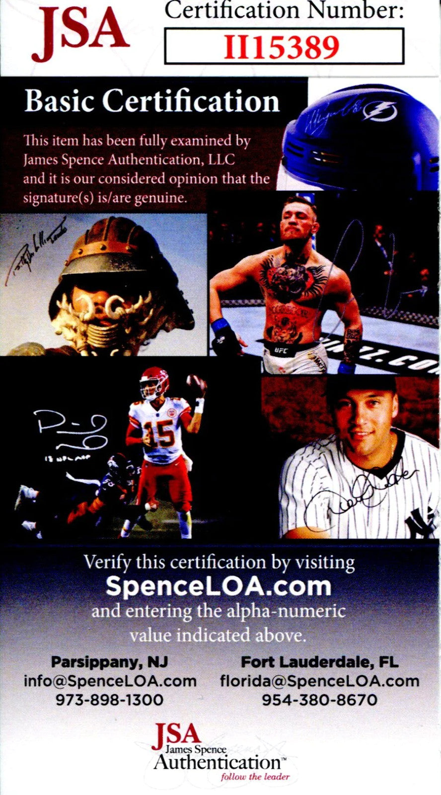 Cliff Hagan Autographed Hand Filled Out Survey Page (Jsa)