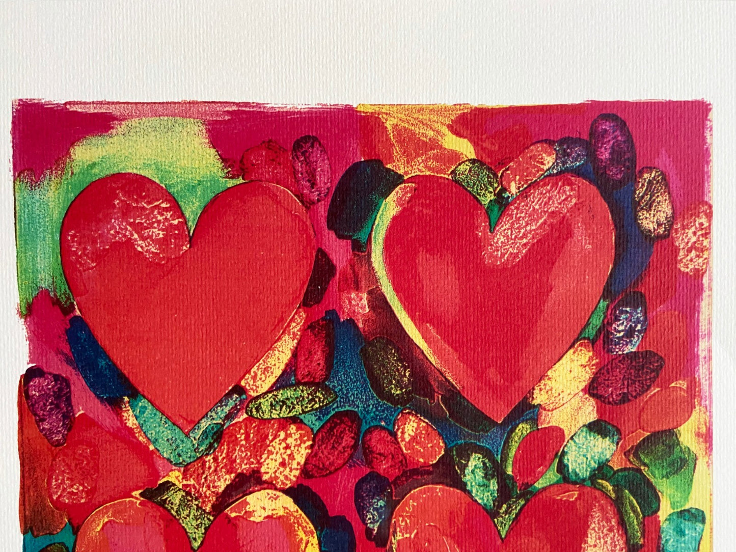 Jim Dine Lithograph Coa Signed Op Hand Numbered In Pencil Crayon