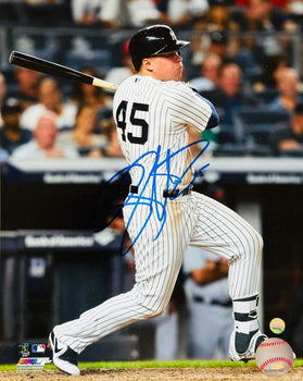 Luke Voit Autographed 8X10 Yankees Photo (Steiner)