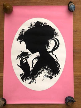 Bjorn Wiinblad Original Art Poster Signed Sheet