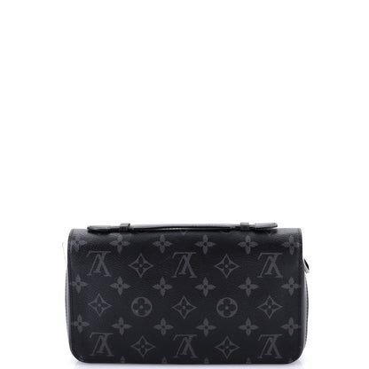 Louis Vuitton Zippy Wallet Monogram Eclipse Canvas Xl