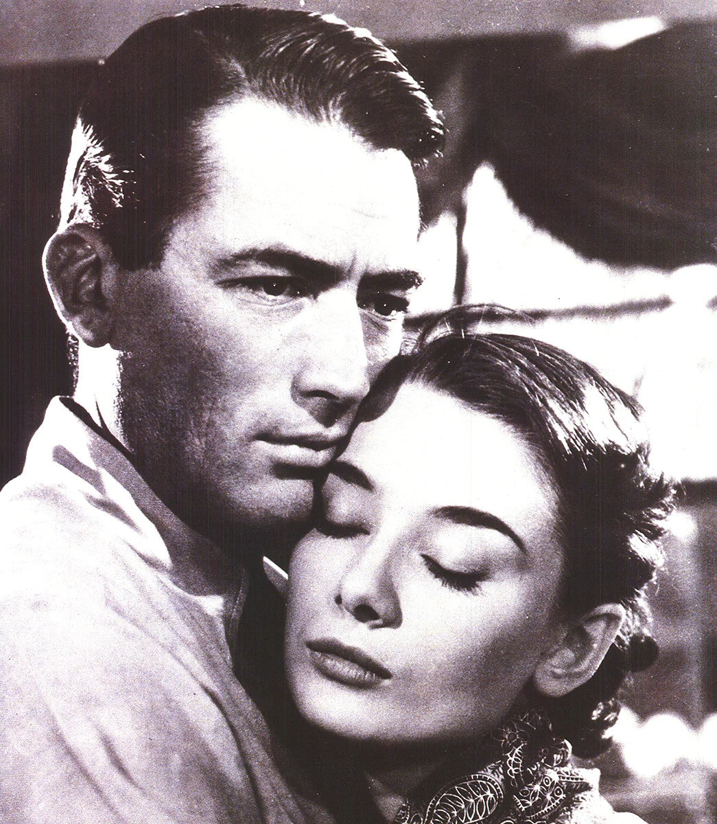 Artist Unknown Audrey Hepburn And Gregory Peck " Offset Lithograph P
