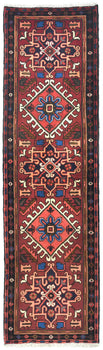 Vintage Tribal Geometric Runner Rug 2X7 Ft Red