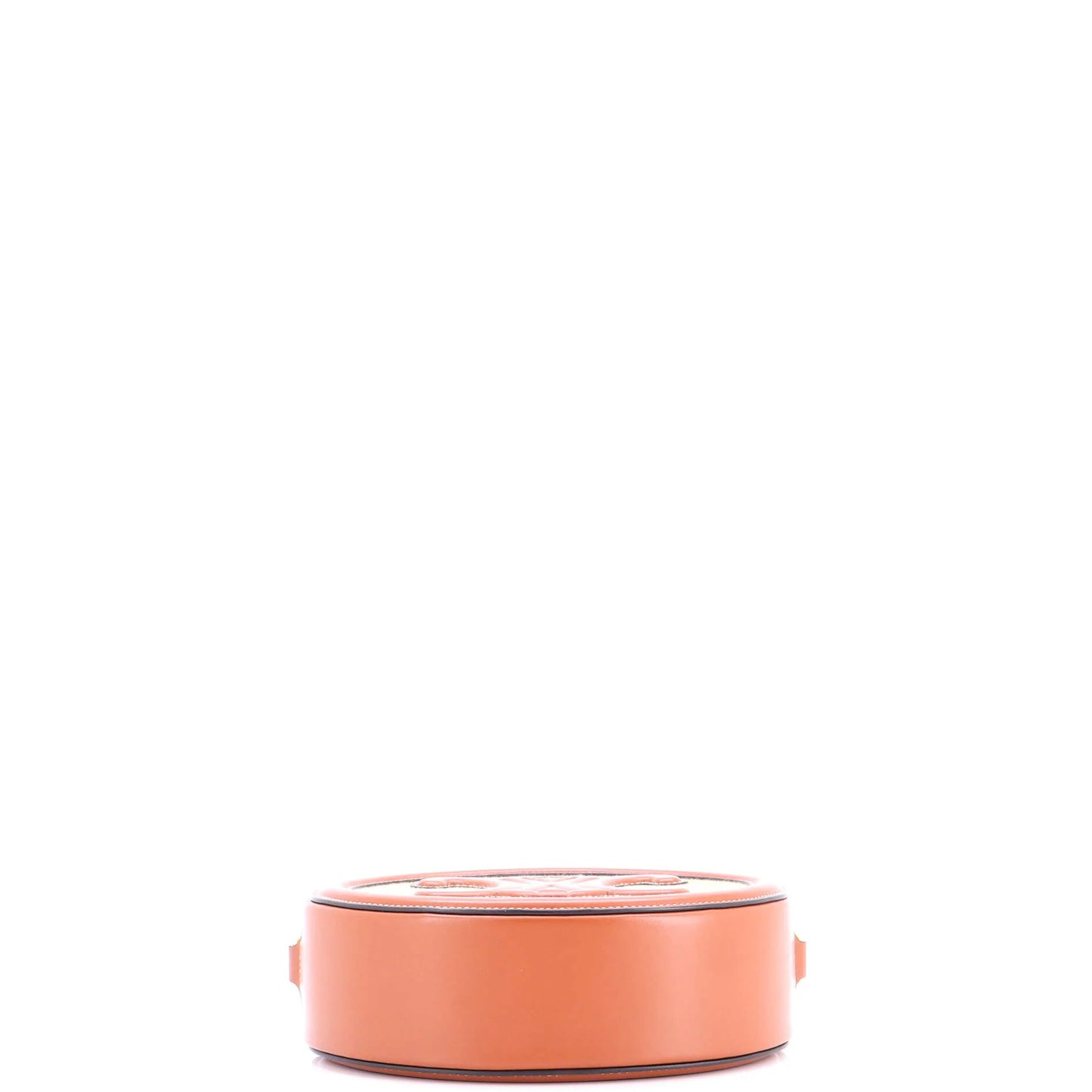 Celine Triomphe Oval Crossbody Bag Straw And Leather