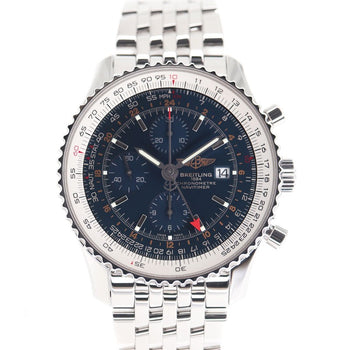 Breitling Navitimer World A2432212 Blue Men'S Used Watch #31125