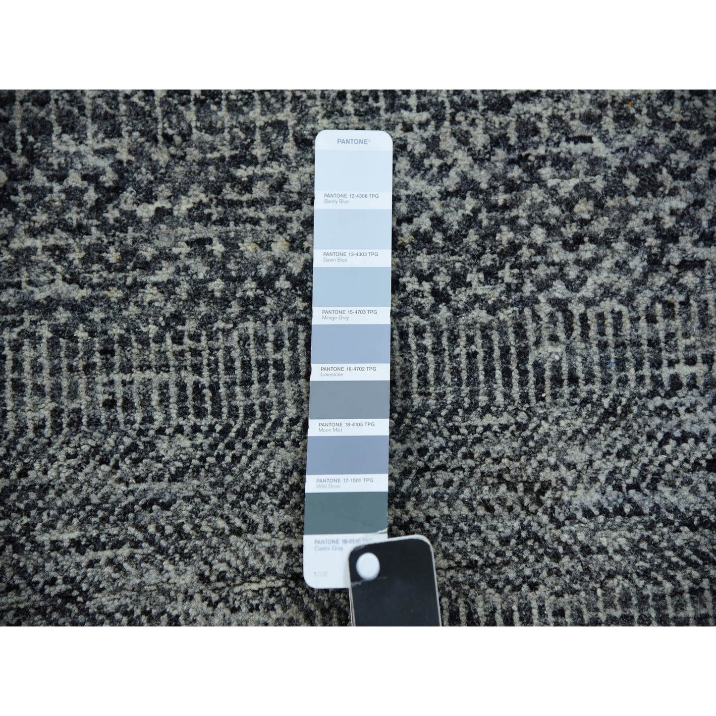 2'5"X30'3" Gauntlet Gray Modern Grass Hand Knotted Wool Xl Runner Rug