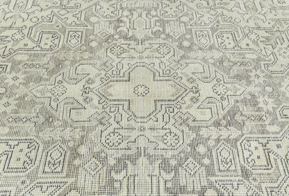 5X8 Muted Colors Antique Distressed 4'7X7'8