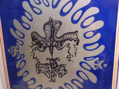 Rare!!! Fillmore West Concert Live Poster (Bill Graham 1968) Wes Wilson Santana