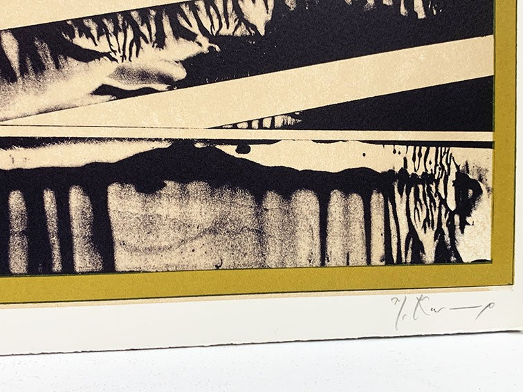 Mitsuo Kano Illumination 1986 L No 19 Lithograph Signed Limited Ed 35