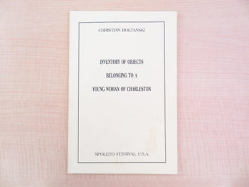 Christian Boltanski Inventory Of Objects