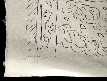 Henri Matisse Lithograph 1960 Coa Signed By Hand Numbered By Hand Collection