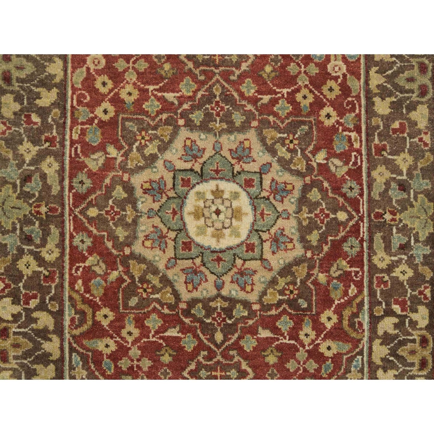 2'7"X20'1" Brown Antiqued Haji Jalili Design Hand Knotted Xl Runner Rug