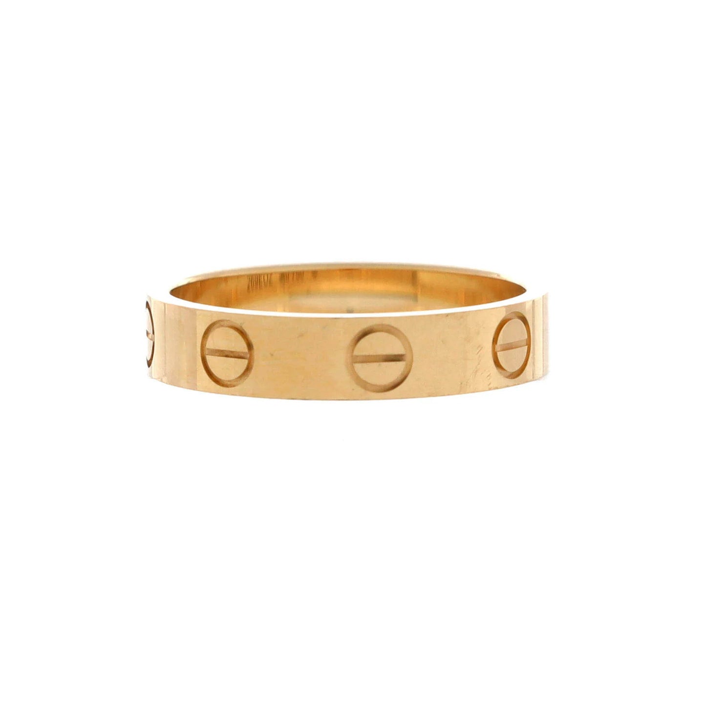 Cartier Love Wedding Band Ring 18K Yellow Gold