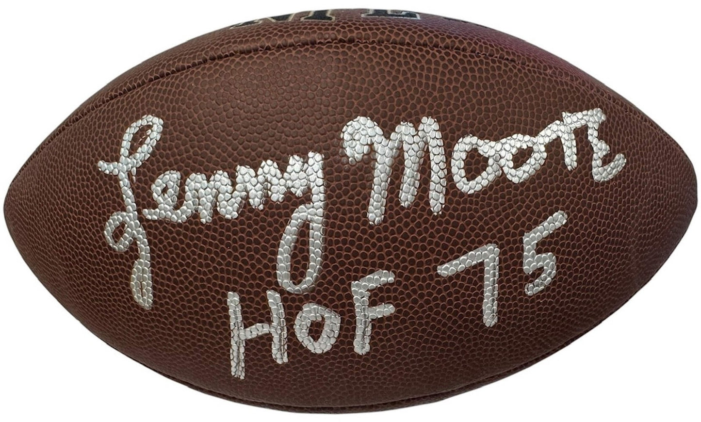 Lenny Moore Colts Autographed Wilson Football (Schwartz Sports)