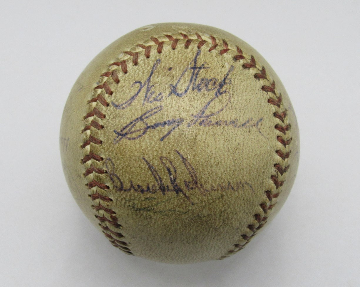 1962 Orioles Team Signed By 15 Baseball Hoyt Wilhelm Brooks Robinson Hof 191888