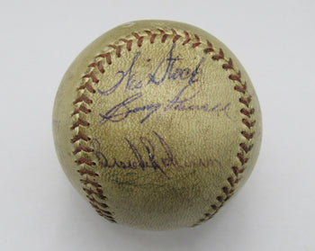 1962 Orioles Team Signed By 15 Baseball Hoyt Wilhelm Brooks Robinson Hof 191888