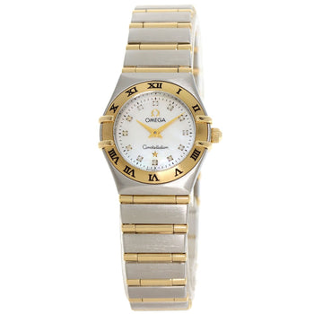 Omega Constellation Diamond Watches 1262.75.00 Stainless Steel/Ssxk18Yg Ladies