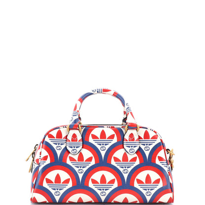 Gucci X Adidas Duffle Bag Printed Leather Mini