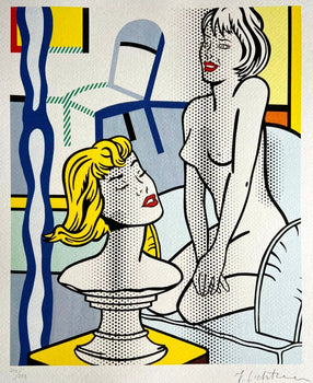 Roy Lichtenstein Lithograph Coa Signed Op Limited Rare