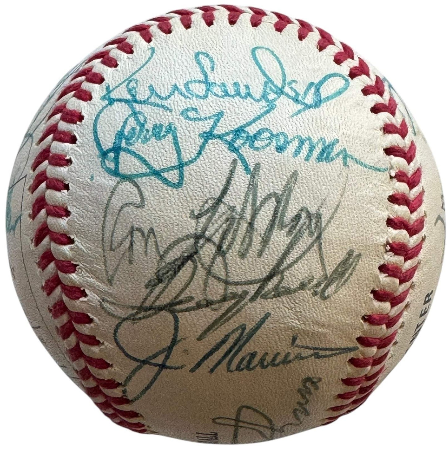 Major League Baseball Players Alumni Muti Signed Autographed Ball