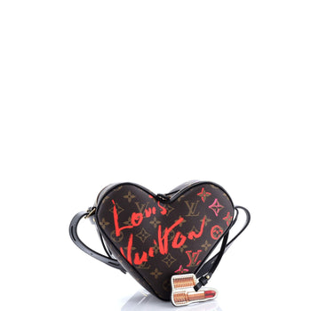 Louis Vuitton Coeur Handbag Limited Edition Fall In Love Monogram Canvas