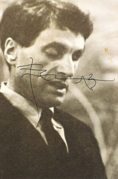 Iannis Xenakis Signed Photo Print With Reverse
